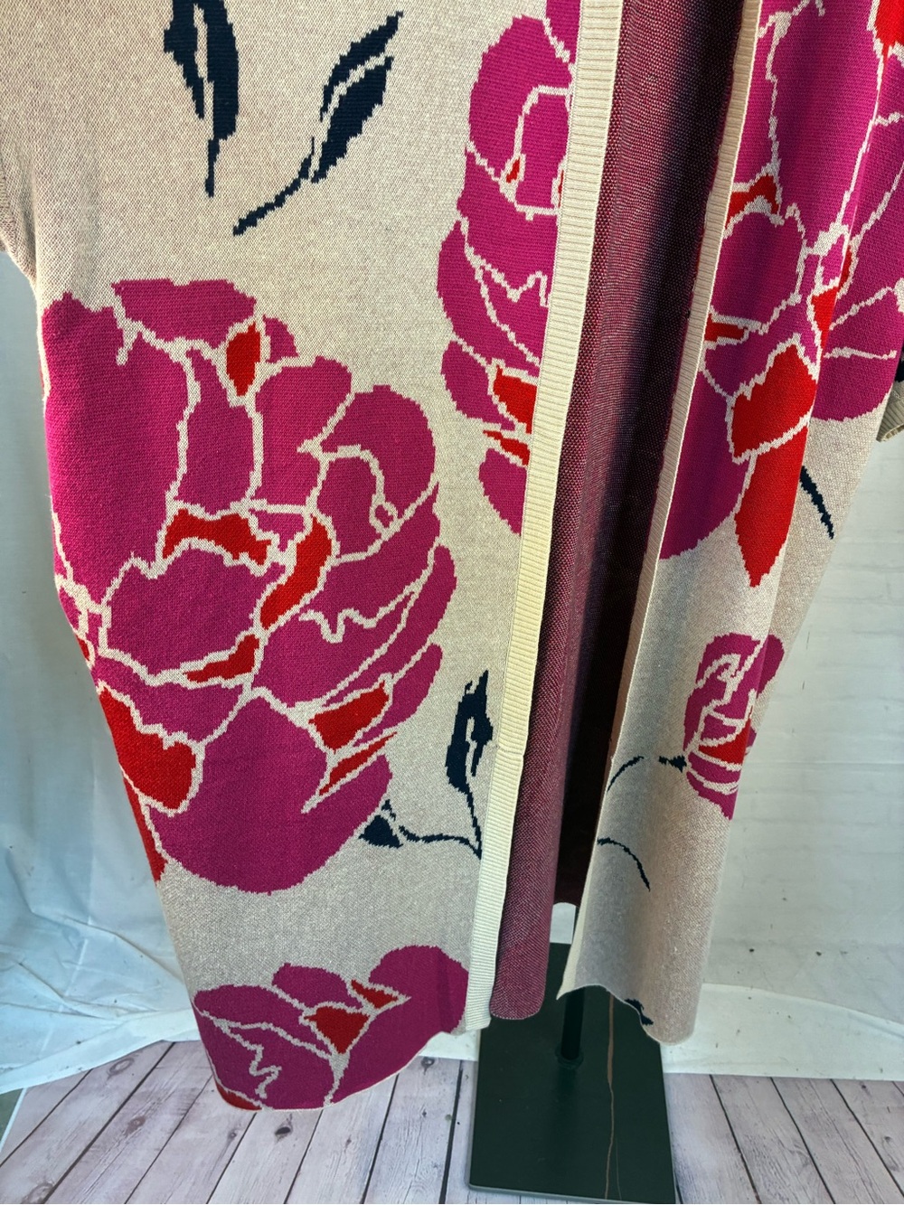 Anthropologie Bel Kazan Collared Duster Cardigan Coatigan OS - Picture 4 of 11
